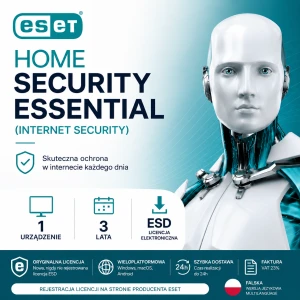 ESET HOME Security Essential (Internet Security) PL | 1 DEV / 3 Lata | Licencja ESD  