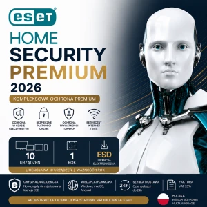 ESET Home Security Premium | 10 DEV/1 Rok | Licencja ESD | FVAT 23% 